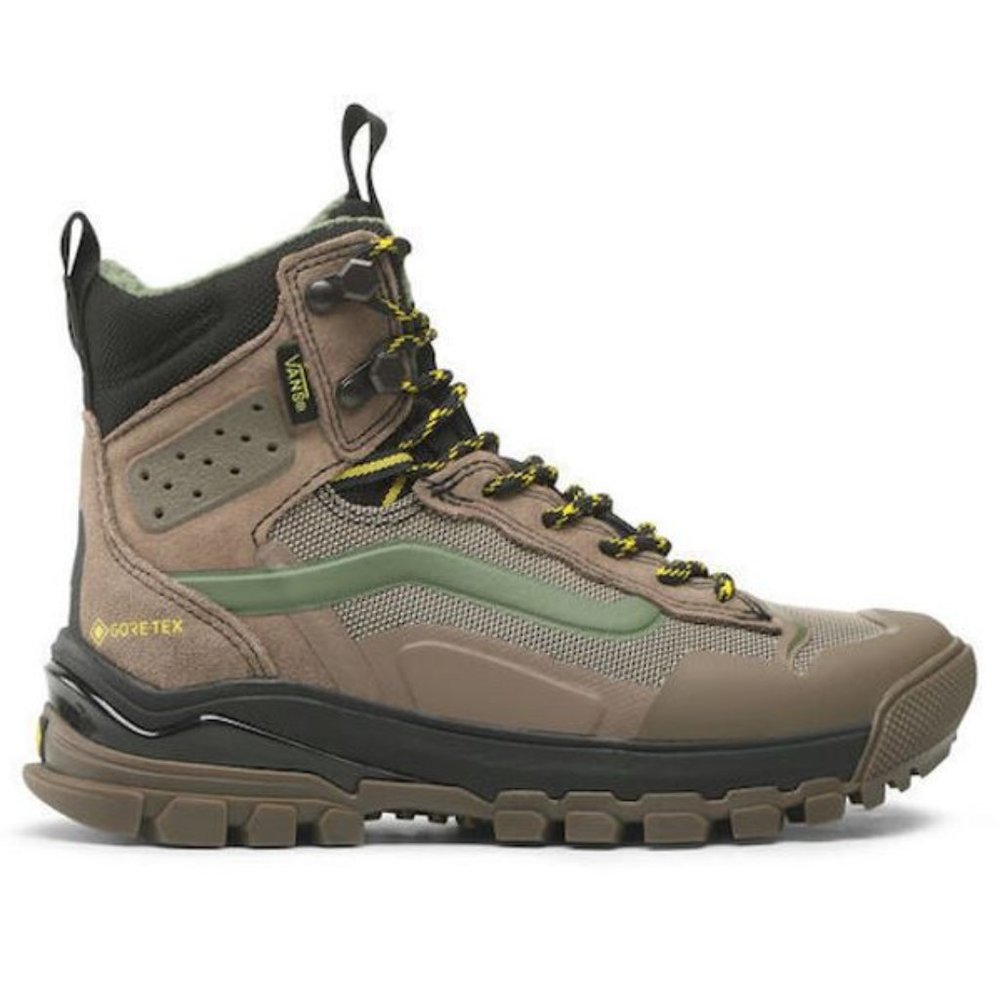 Vans Brown and Olive Green Gore-Tex Trail Boots